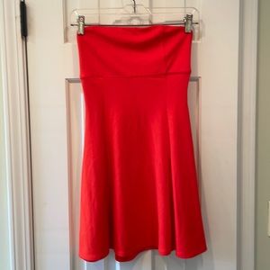 Red Orange Mini Dress